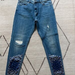 Scotch & Soda Denim Women's Jeans with Patchwork